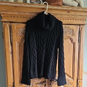 Banana Republic Black Cowl Neck Sweater